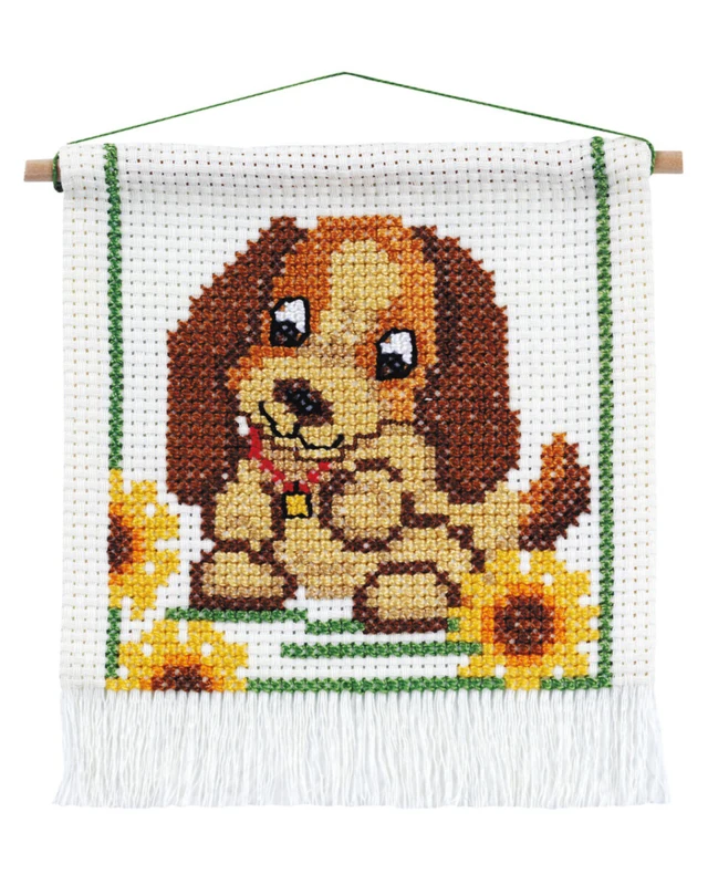 Broderikit MFK Hund 16x18 cm m/5119/18