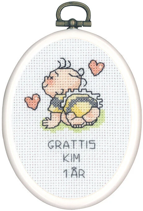 Broderikit Kim 2 m/R5961/00 7 x 9 cm
