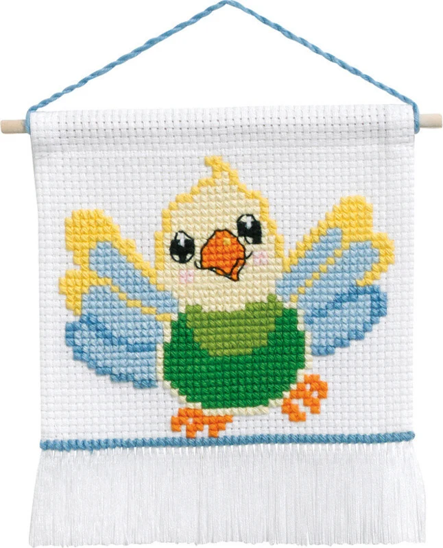 Broderikit MFK Birdie M 5119/18 16 x 18 cm