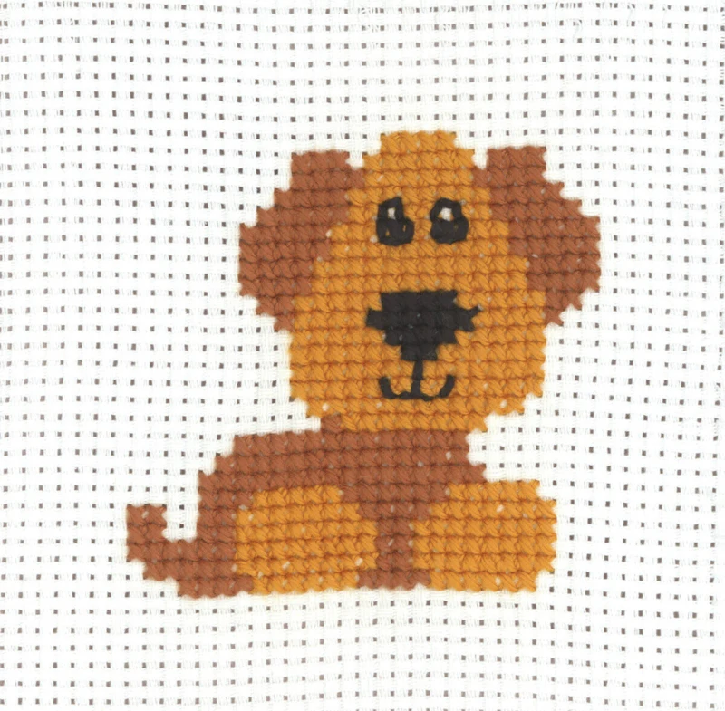 Broderikit MFK Hund 8 x 8 cm