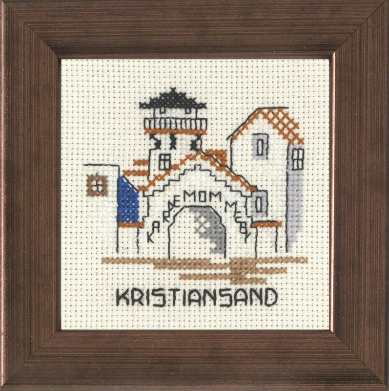 Broderikit Kristiansand 10 x 10 cm R5370