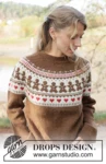 262-38 Cookie Parade Sweater by DROPS Design