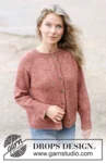 264-20 Canyon Twist Cardigan by DROPS Design