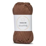 LindeHobby Cotton 8/8 - Natural Harmony, 10 ngl 034 Castagna