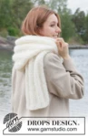 261-6 Robin's Bride Scarf by DROPS Design