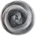 Lana Grossa Gomitolo Gala 4023 Lys-/mellem-/mørkegrå