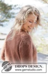 262-8 Autumn Nutmeg Cardigan by DROPS Design
