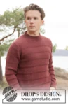 260-38 Twilight Ridge Sweater by DROPS Design