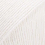 DROPS BABY Merino 01 Hvid (Uni Colour)