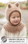 50-1 Forest Cub Balaclava by DROPS Design