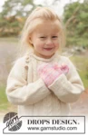 50-6 Fairy Flurry Mittens by DROPS Design