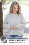264-36 Grey Thistle Sweater by DROPS Design
