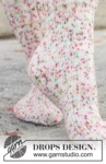 261-67 Twinkle Twist Socks by DROPS Design