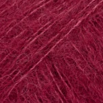 DROPS Brushed Alpaca Silk 23 Vinrød (Uni Colour)