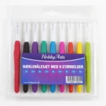 HobbyArts Hæklenålesæt 9 str.