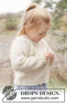 50-19 Little Snow Sweater by DROPS Design