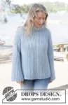 263-17 Sky Ridge Sweater by DROPS Design