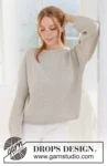267-27 Sand Walk Sweater by DROPS Design