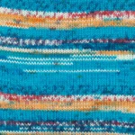 DROPS Fabel Print 162 Havblå