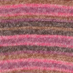 DROPS Fabel Long Print 655 Rosentræ