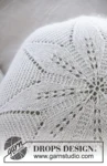 White Flower Pillow by DROPS Design