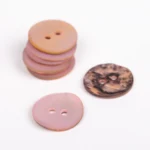 DROPS Rund lys rosa, knap, 15 mm (nr. 618)