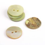 DROPS Rund grøn, knap, 15 mm (nr. 620)