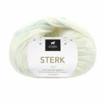 Du Store Alpakka STERK 926 Hvid/blå print