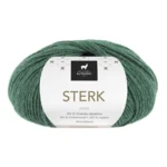 Du Store Alpakka STERK 888 Grøn Meleret
