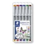 STAEDTLER Pigment Liner 308, 6 stk