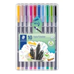 STAEDTLER Triplus fineliner 334 farvetusser, 10 stk