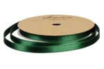 Satinbånd 6 mm Mørk grøn