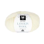 Dale Lanolin Wool 1432 Ubleget hvid