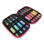 HobbyArts Crochet Light, Hæklenålesæt, 2.50-6.50 mm, Pink