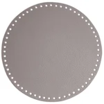 Go Handmade TaskeKurve Base, PU Læder, Rund, 25 cm 22380 Beige