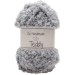 Go Handmade Teddy 17347 Lysegrå