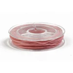 Læderlook snor rund 1mm x 5m 81 Pink