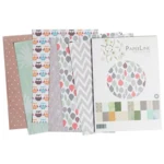 Paper Line Designpapir, A4, 20 motiver, 40 ark Retro