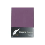 Paper Exclusive Dobbelt Kort A6, 240 g, Tekstureret, 10 stk Aubergine