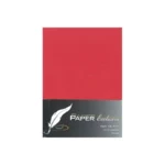 Paper Exclusive Dobbelt Kort A6, 240 g, Tekstureret, 10 stk Rød