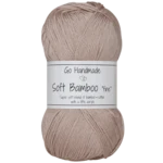 Go Handmade Soft Bamboo "Fine"  17429 Pastelbrun