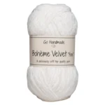 Go Handmade Bohème Velvet Fine 17614 Sne hvid