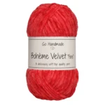 Go Handmade Bohème Velvet Fine 17619 Varm rød