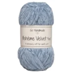 Go Handmade Bohème Velvet Fine 17606 Jeansblå