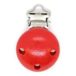 HobbyArts Seleclips Træ, Rund, 1 stk Rød