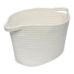 Opbevaringskurv Hvid Stor