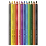 Faber-Castell Jumbo Grip akvarel Trekant 12 stk