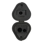 Faber-Castell Blyantspidser Grip Trio 2001 Sølv