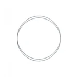 Metalring Grå/blå 2 stk