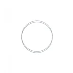 Metalring Grå/blå 2 stk